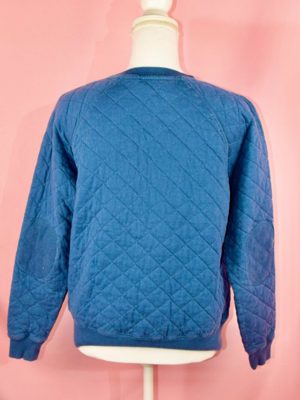 Boxercraft University of Maine Quilted Navy Crewneck Sweatshirt | Size M - Picture 5 of 8